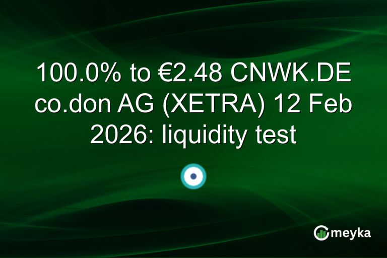 100.0% to €2.48 CNWK.DE co.don AG (XETRA) 12 Feb 2026: liquidity test