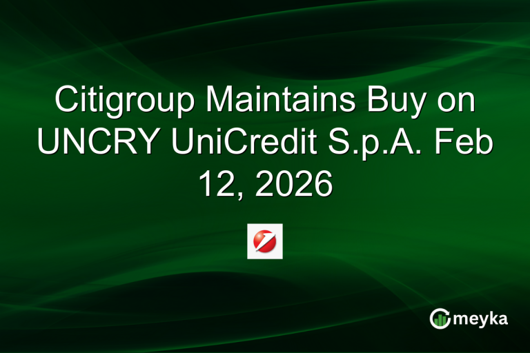 Citigroup Maintains Buy on UNCRY UniCredit S.p.A. Feb 12, 2026