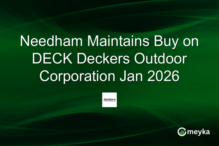 Needham Maintains Buy on DECK Deckers Outdoor Corporation Jan 2026