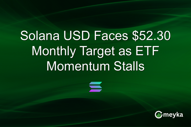 Solana USD Faces $52.30 Monthly Target as ETF Momentum Stalls