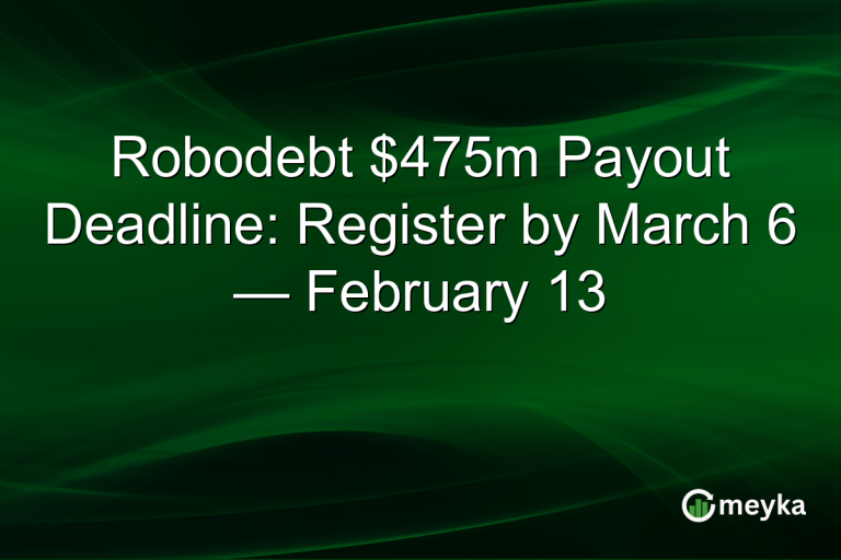 Robodebt $475m Payout Deadline: Register by March 6 — February 13