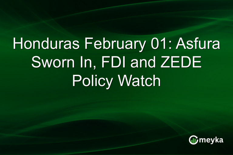 Honduras February 01: Asfura Sworn In, FDI and ZEDE Policy Watch