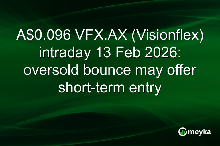 A$0.096 VFX.AX (Visionflex) intraday 13 Feb 2026: oversold bounce may offer short-term entry