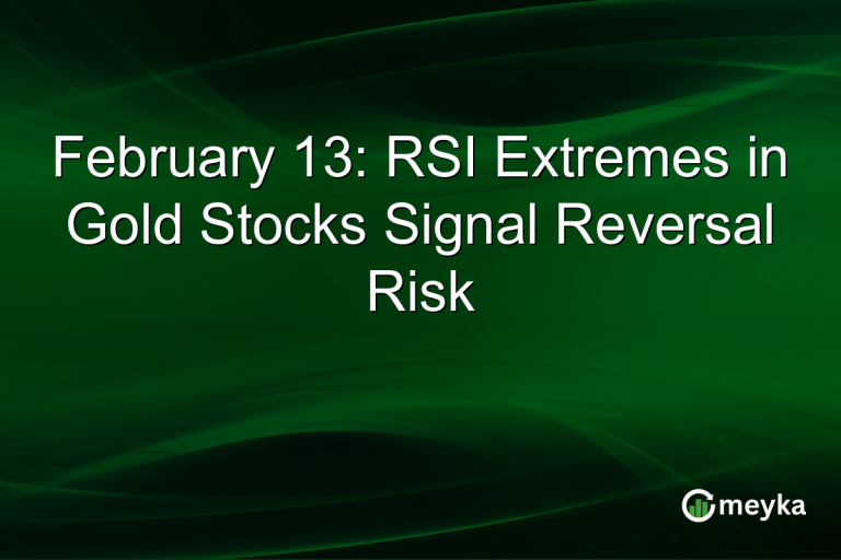 February 13: RSI Extremes in Gold Stocks Signal Reversal Risk