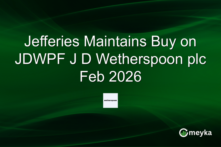 Jefferies Maintains Buy on JDWPF J D Wetherspoon plc Feb 2026