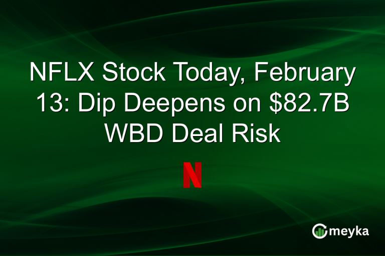 NFLX Stock Today, February 13: Dip Deepens on $82.7B WBD Deal Risk