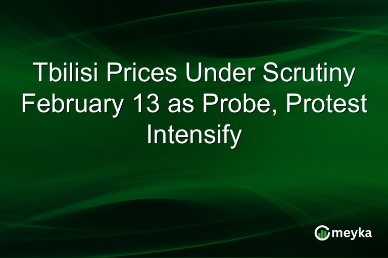 Tbilisi Prices Under Scrutiny February 13 as Probe, Protest Intensify