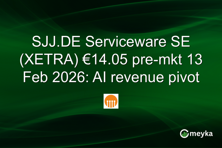 SJJ.DE Serviceware SE (XETRA) €14.05 pre-mkt 13 Feb 2026: AI revenue pivot