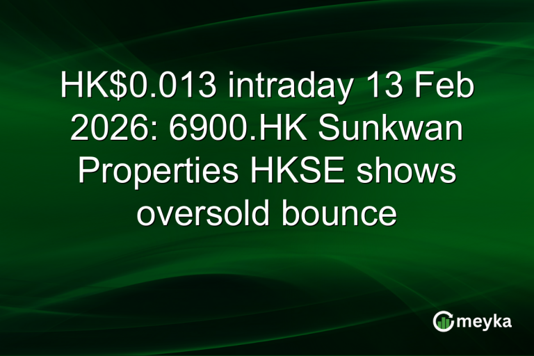 HK$0.013 intraday 13 Feb 2026: 6900.HK Sunkwan Properties HKSE shows oversold bounce