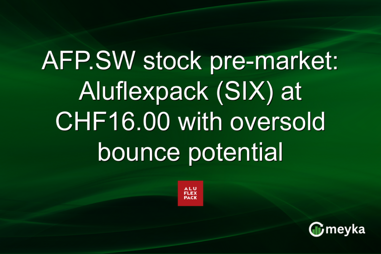AFP.SW stock pre-market: Aluflexpack (SIX) at CHF16.00 with oversold bounce potential