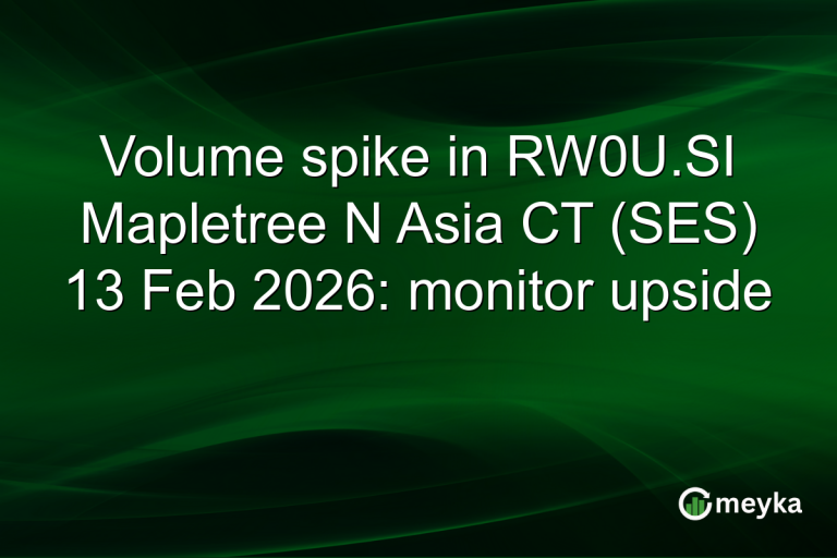 Volume spike in RW0U.SI Mapletree N Asia CT (SES) 13 Feb 2026: monitor upside