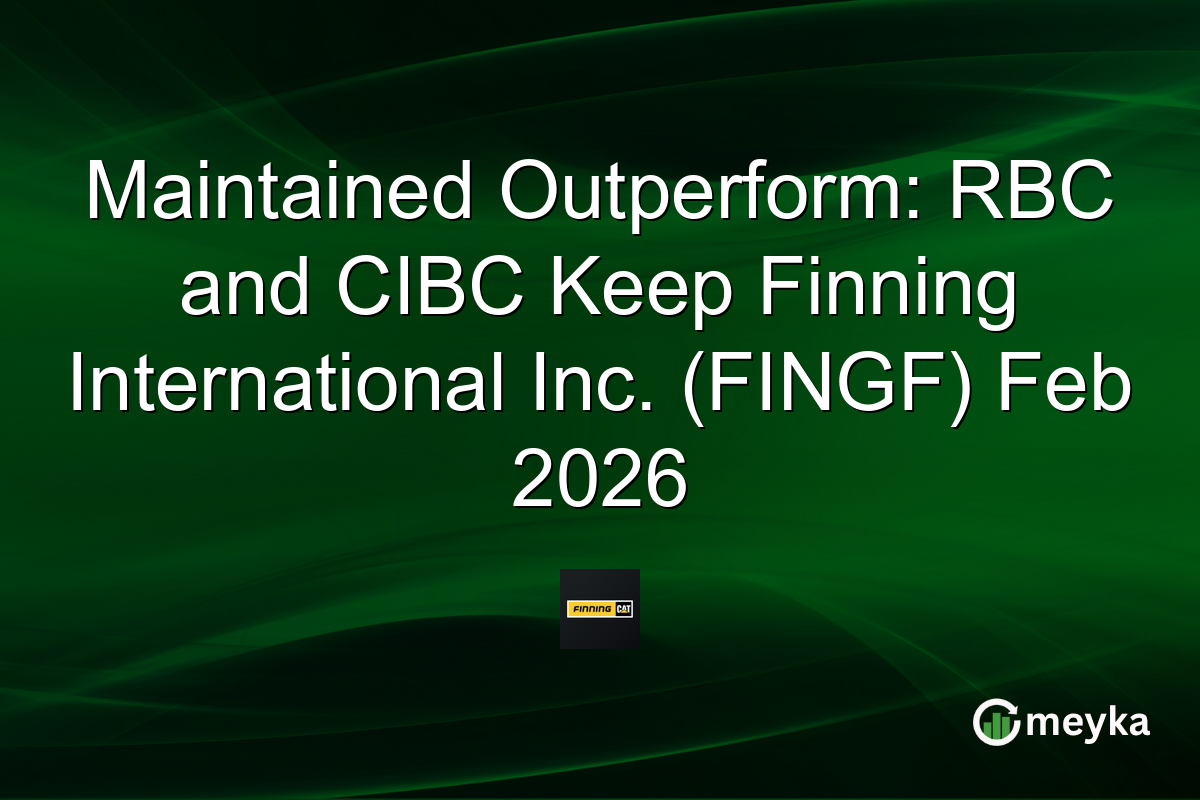 Maintained Outperform: RBC and CIBC Keep Finning International Inc. (FINGF) Feb 2026