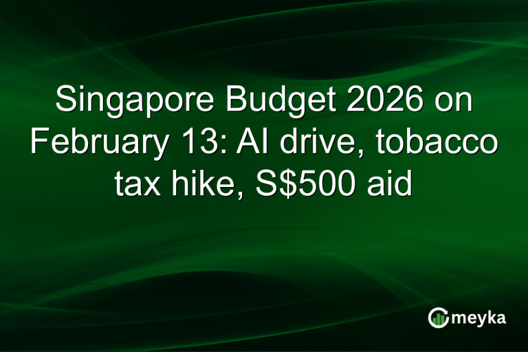 Singapore Budget 2026 on February 13: AI drive, tobacco tax hike, S$500 aid