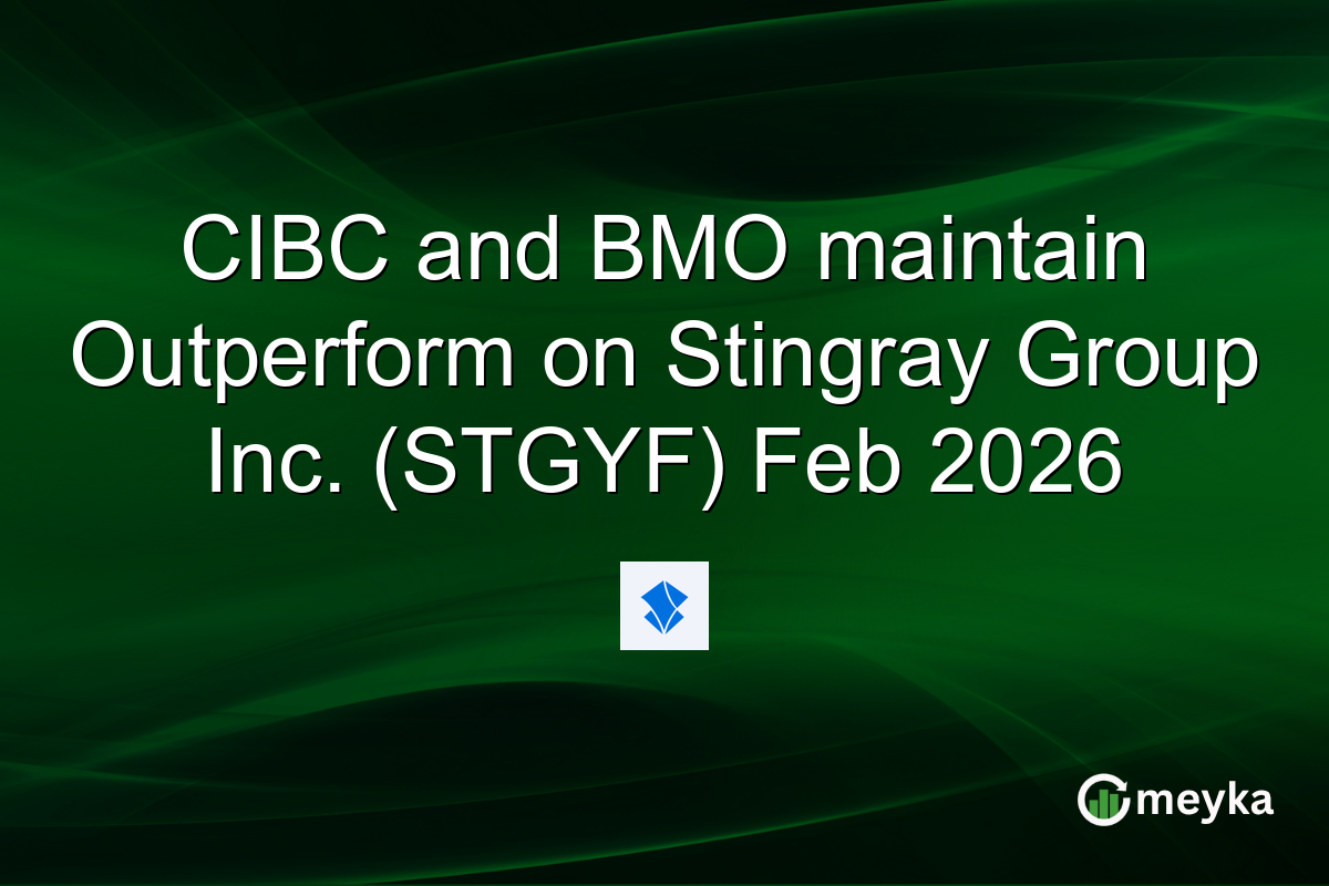 CIBC and BMO maintain Outperform on Stingray Group Inc. (STGYF) Feb 2026