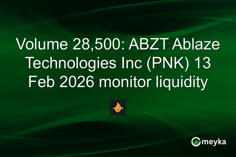 Volume 28,500: ABZT Ablaze Technologies Inc (PNK) 13 Feb 2026 monitor liquidity