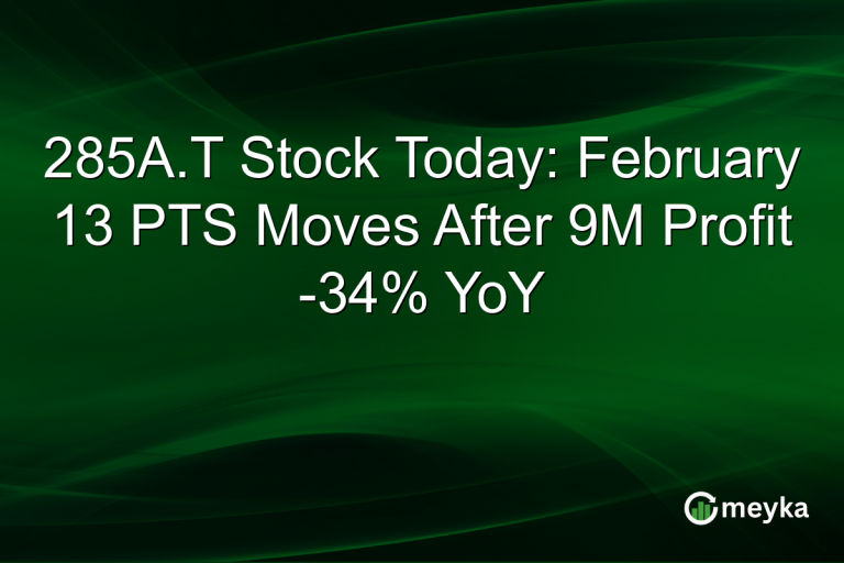 285A.T Stock Today: February 13 PTS Moves After 9M Profit -34% YoY