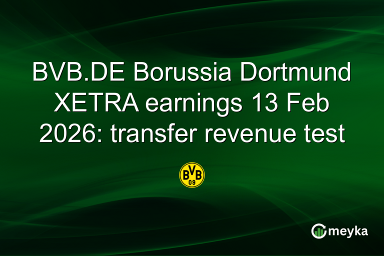 BVB.DE Borussia Dortmund XETRA earnings 13 Feb 2026: transfer revenue test