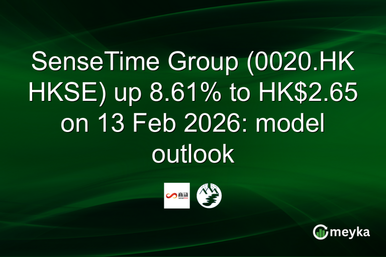 SenseTime Group (0020.HK HKSE) up 8.61% to HK$2.65 on 13 Feb 2026: model outlook