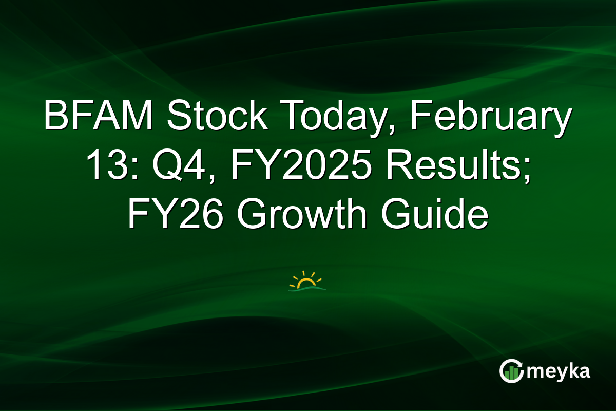 BFAM Stock Today, February 13: Q4, FY2025 Results; FY26 Growth Guide