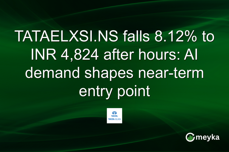 TATAELXSI.NS falls 8.12% to INR 4,824 after hours: AI demand shapes near-term entry point