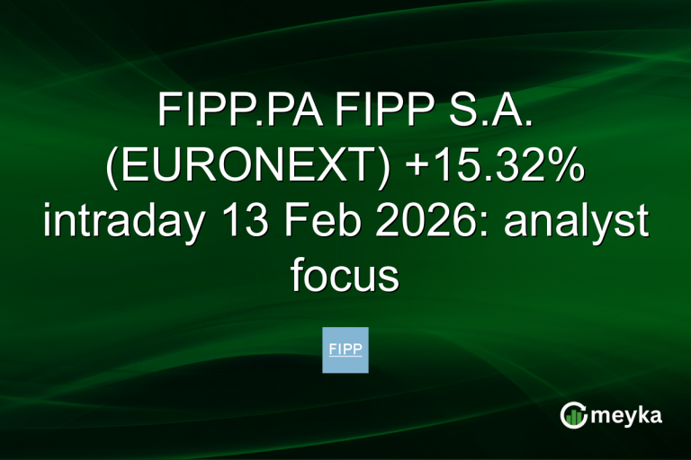 FIPP.PA FIPP S.A. (EURONEXT) +15.32% intraday 13 Feb 2026: analyst focus