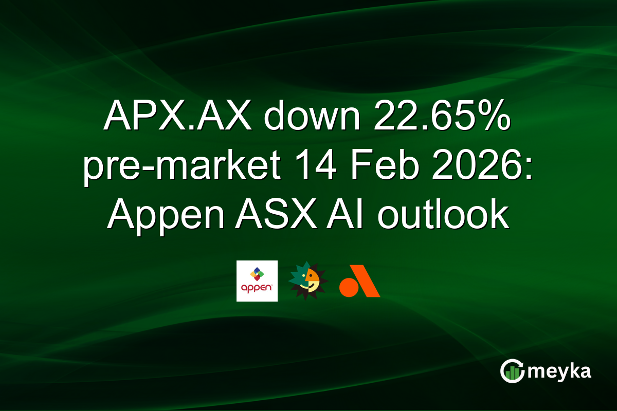 APX.AX down 22.65% pre-market 14 Feb 2026: Appen ASX AI outlook
