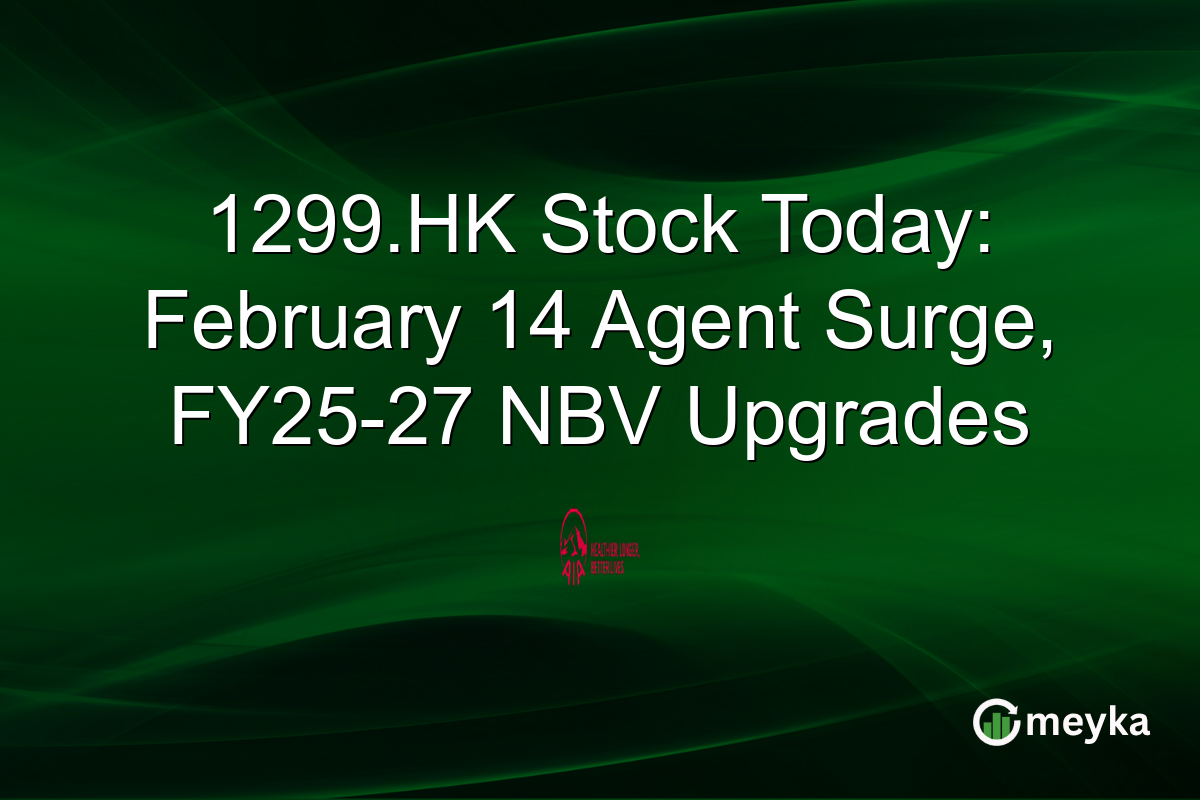 1299.HK Stock Today: February 14 Agent Surge, FY25-27 NBV Upgrades