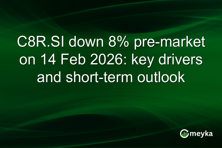 C8R.SI down 8% pre-market on 14 Feb 2026: key drivers and short-term outlook