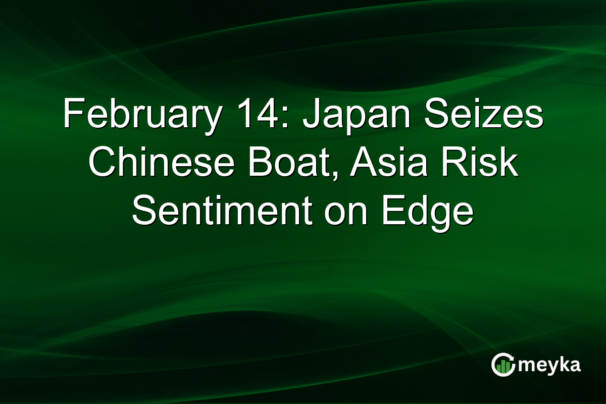 February 14: Japan Seizes Chinese Boat, Asia Risk Sentiment on Edge