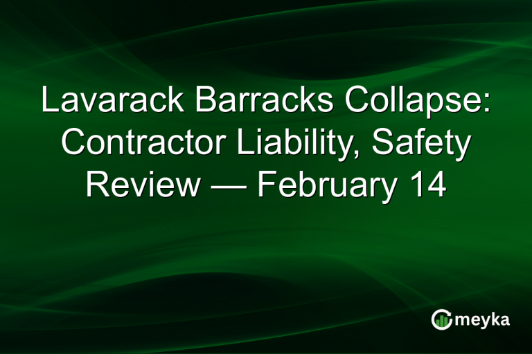 Lavarack Barracks Collapse: Contractor Liability, Safety Review — February 14