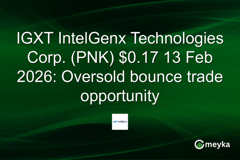 IGXT IntelGenx Technologies Corp. (PNK) $0.17 13 Feb 2026: Oversold bounce trade opportunity