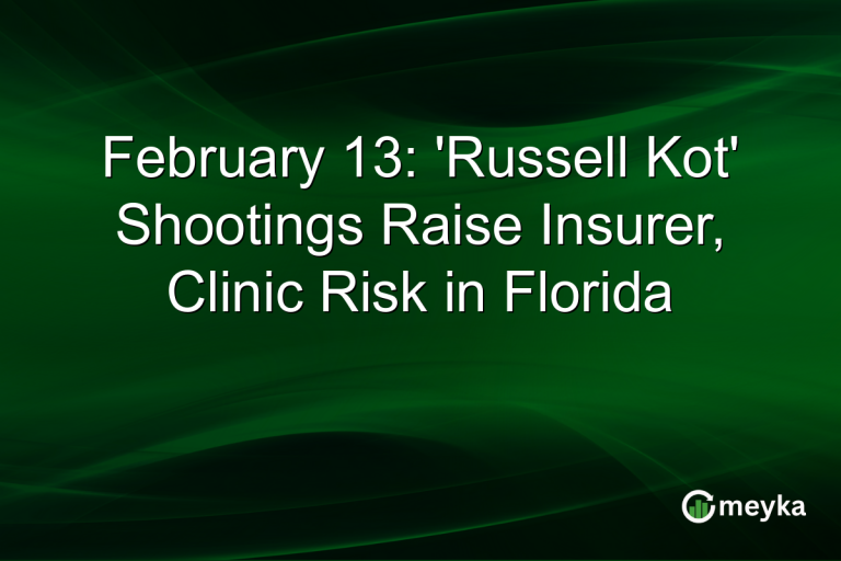 February 13: 'Russell Kot' Shootings Raise Insurer, Clinic Risk in Florida