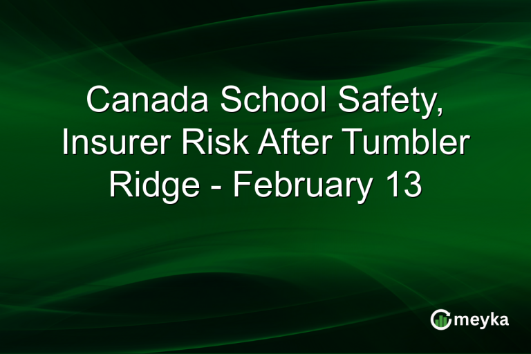 Canada School Safety, Insurer Risk After Tumbler Ridge - February 13