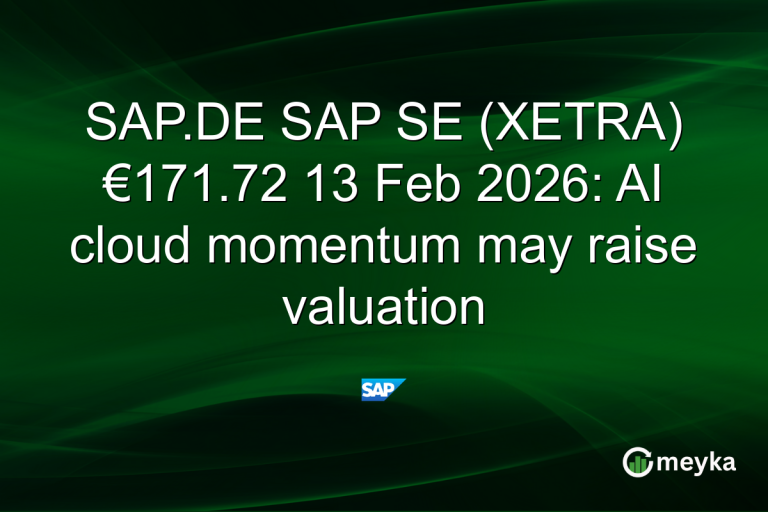 SAP.DE SAP SE (XETRA) €171.72 13 Feb 2026: AI cloud momentum may raise valuation