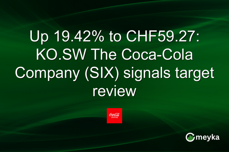 Up 19.42% to CHF59.27: KO.SW The Coca-Cola Company (SIX) signals target review