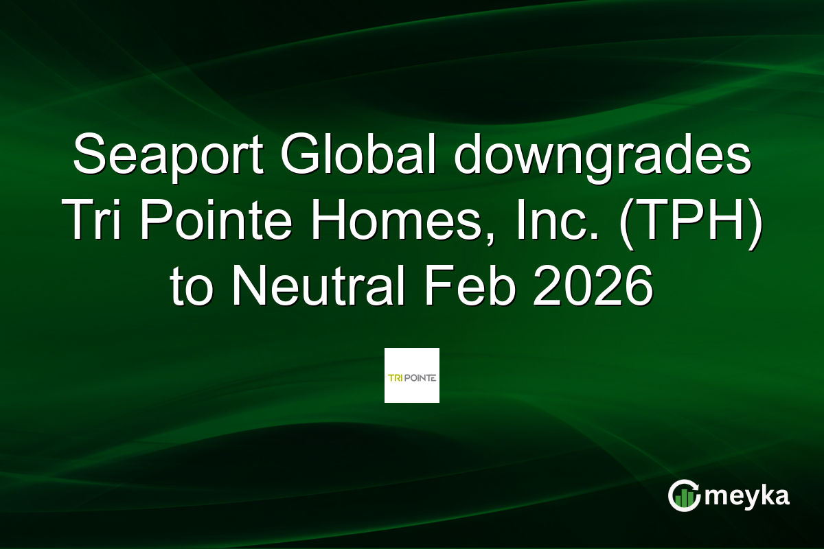 Seaport Global downgrades Tri Pointe Homes, Inc. (TPH) to Neutral Feb 2026