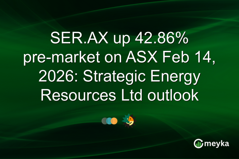 SER.AX up 42.86% pre-market on ASX Feb 14, 2026: Strategic Energy Resources Ltd outlook