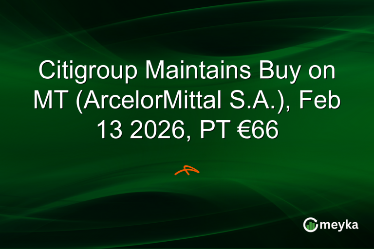 Citigroup Maintains Buy on MT (ArcelorMittal S.A.), Feb 13 2026, PT €66