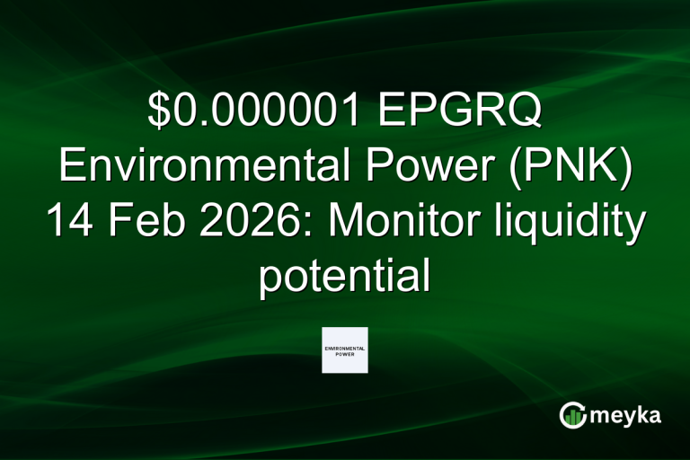 $0.000001 EPGRQ Environmental Power (PNK) 14 Feb 2026: Monitor liquidity potential