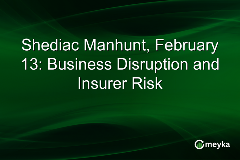 Shediac Manhunt, February 13: Business Disruption and Insurer Risk