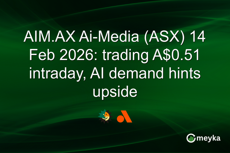 AIM.AX Ai-Media (ASX) 14 Feb 2026: trading A$0.51 intraday, AI demand hints upside