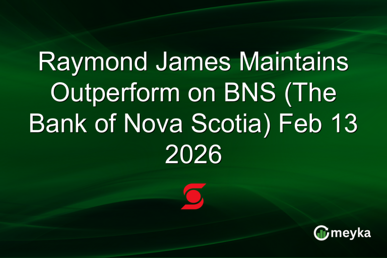 Raymond James Maintains Outperform on BNS (The Bank of Nova Scotia) Feb 13 2026