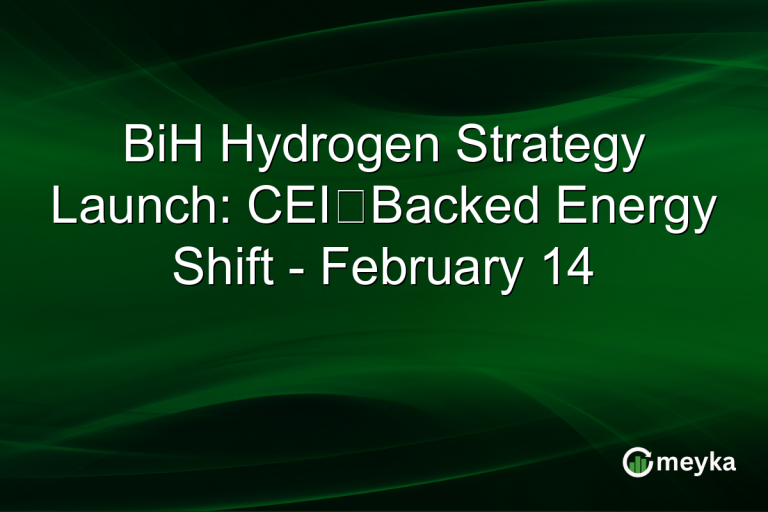 BiH Hydrogen Strategy Launch: CEI‑Backed Energy Shift - February 14