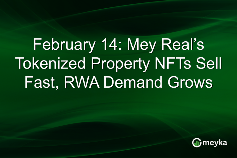 February 14: Mey Real’s Tokenized Property NFTs Sell Fast, RWA Demand Grows