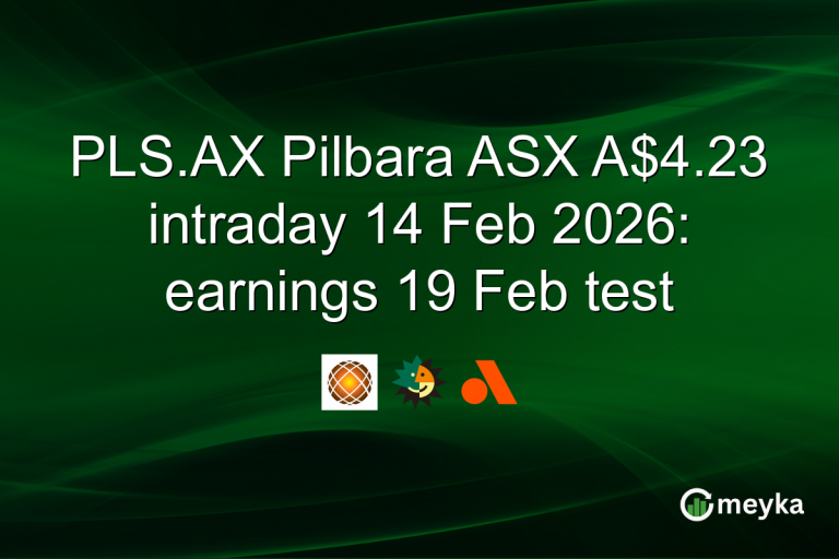 PLS.AX Pilbara ASX A$4.23 intraday 14 Feb 2026: earnings 19 Feb test