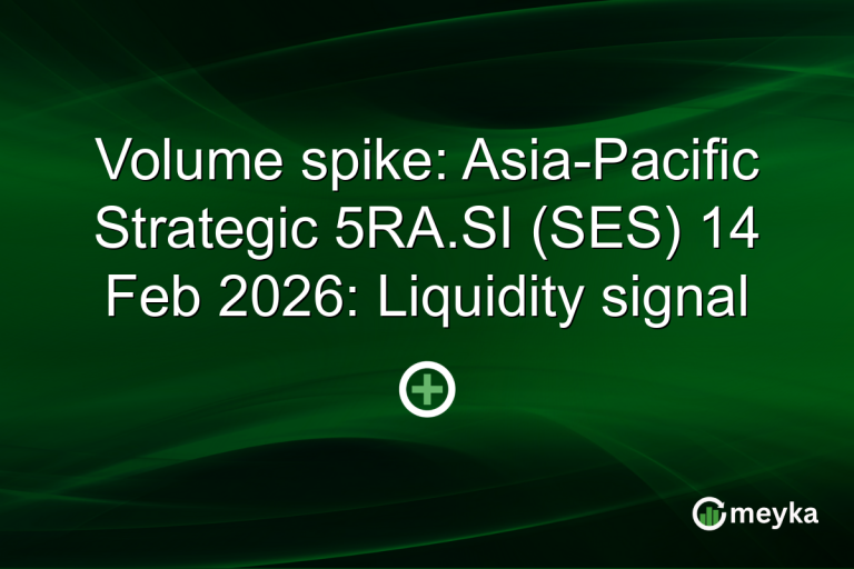 Volume spike: Asia-Pacific Strategic 5RA.SI (SES) 14 Feb 2026: Liquidity signal