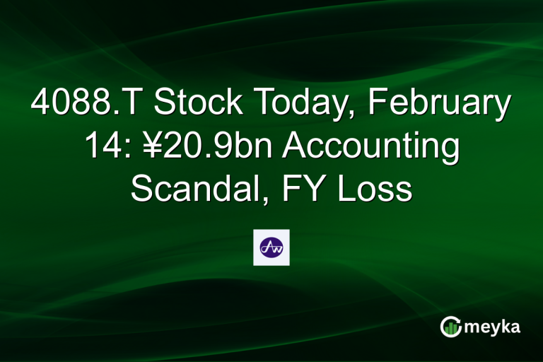 4088.T Stock Today, February 14: ¥20.9bn Accounting Scandal, FY Loss