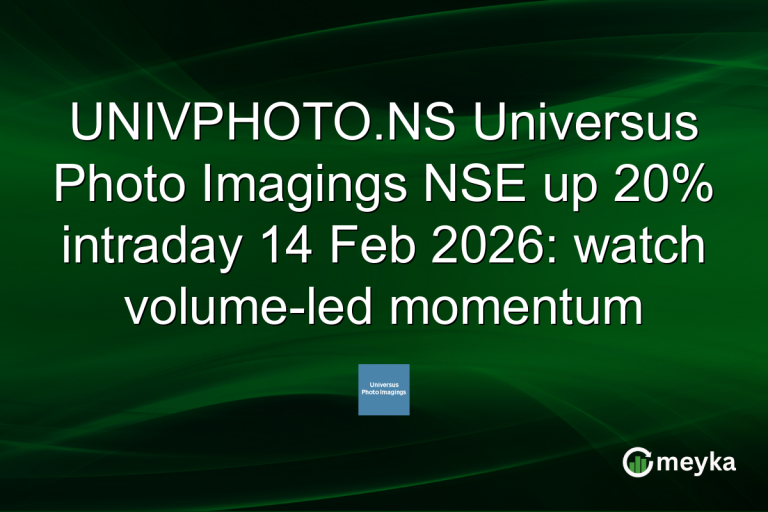 UNIVPHOTO.NS Universus Photo Imagings NSE up 20% intraday 14 Feb 2026: watch volume-led momentum