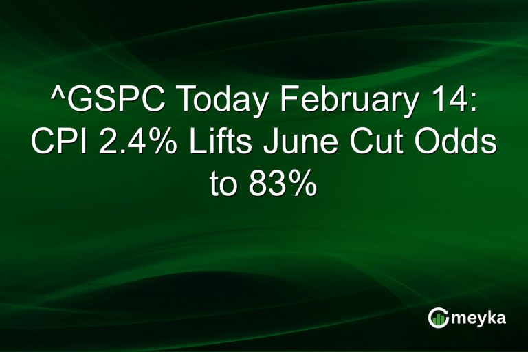 ^GSPC Today February 14: CPI 2.4% Lifts June Cut Odds to 83%