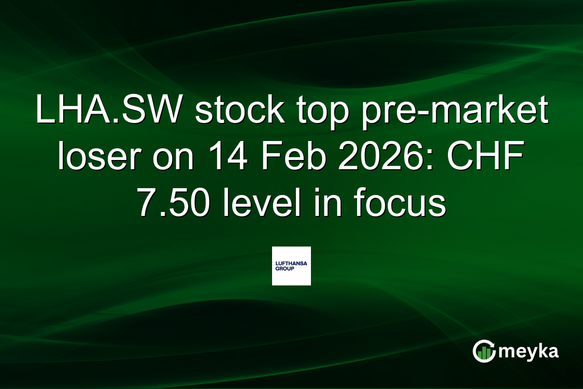 LHA.SW stock top pre-market loser on 14 Feb 2026: CHF 7.50 level in focus